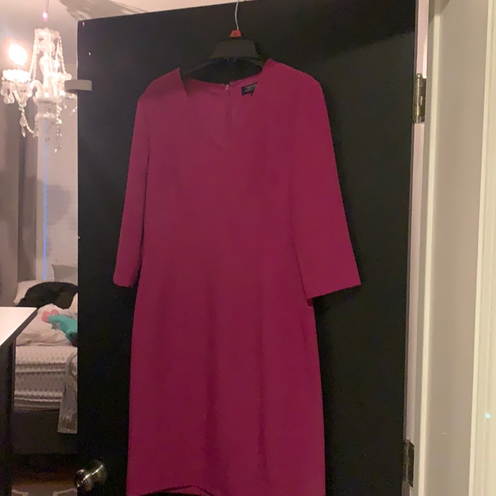 Pink v neck excellent condition. Never been worn!!